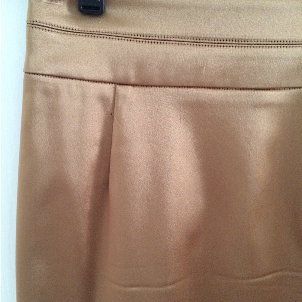 Bebe gold pencil skirt size 0 - Picture 5 of 15